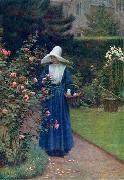 Edmund Blair Leighton The roses' day France oil painting artist